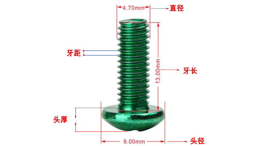 螺桿螺紋直徑長度